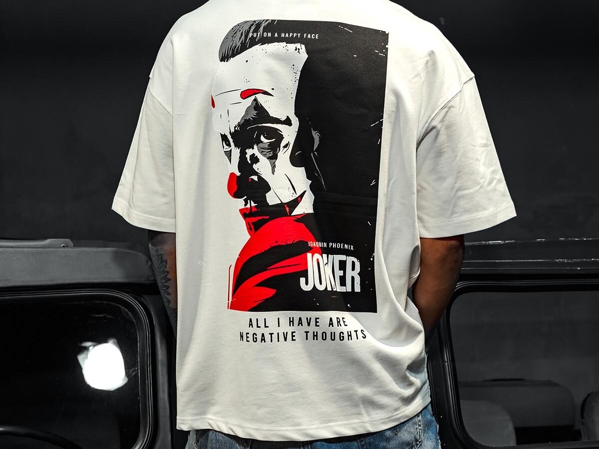 Joker All Have Printed Oversize White T-Shirt