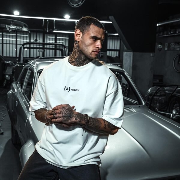 312 A Project Printed Oversize White T-Shirt