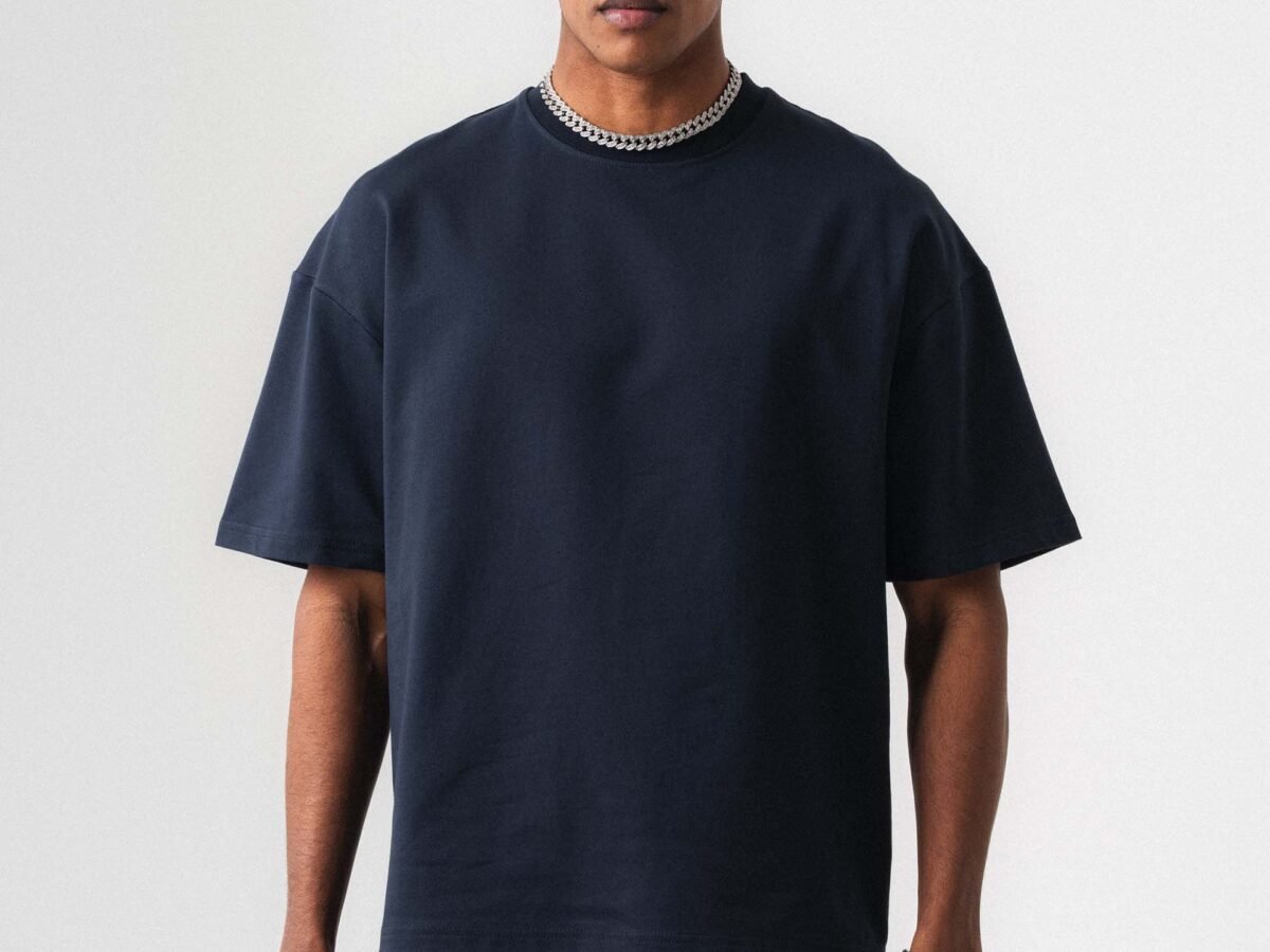 Oversize Basic Navy T-Shirt