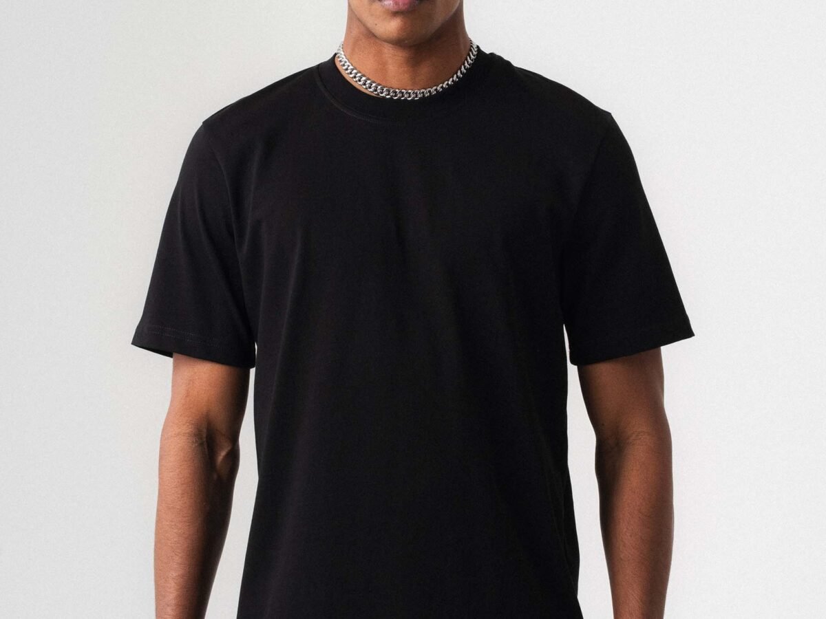 Oversize Basic Black T-Shirt