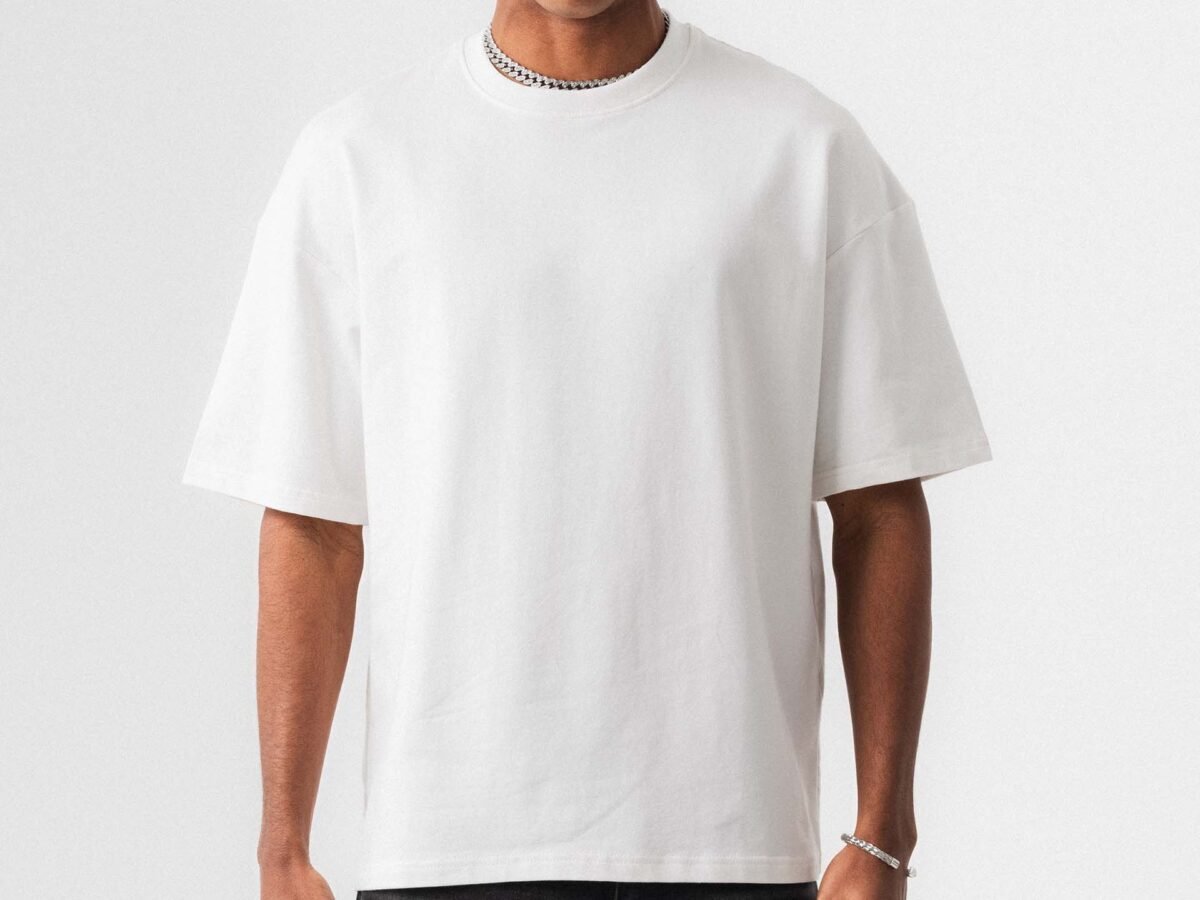Oversize Basic White T-Shirt