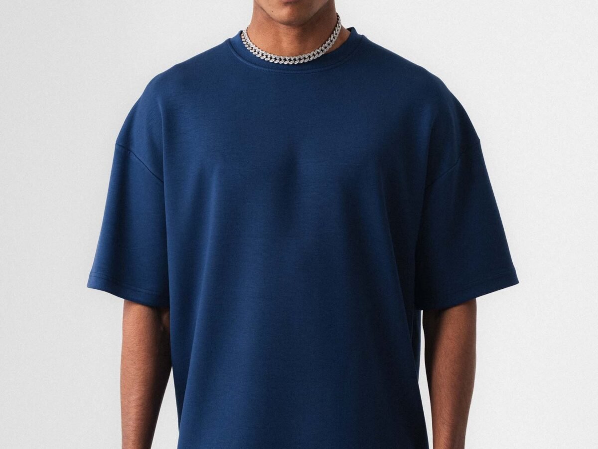 Oversize Basic Navy T-Shirt