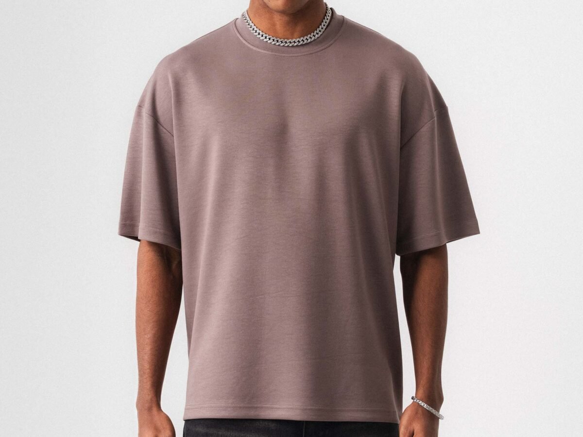Oversize Basic Dusty Rose T-Shirt