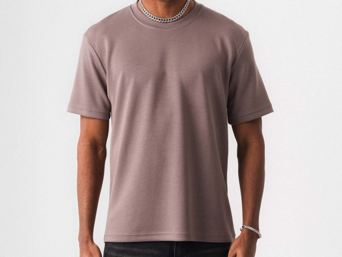 Oversize Basic Dusty Rose T-Shirt