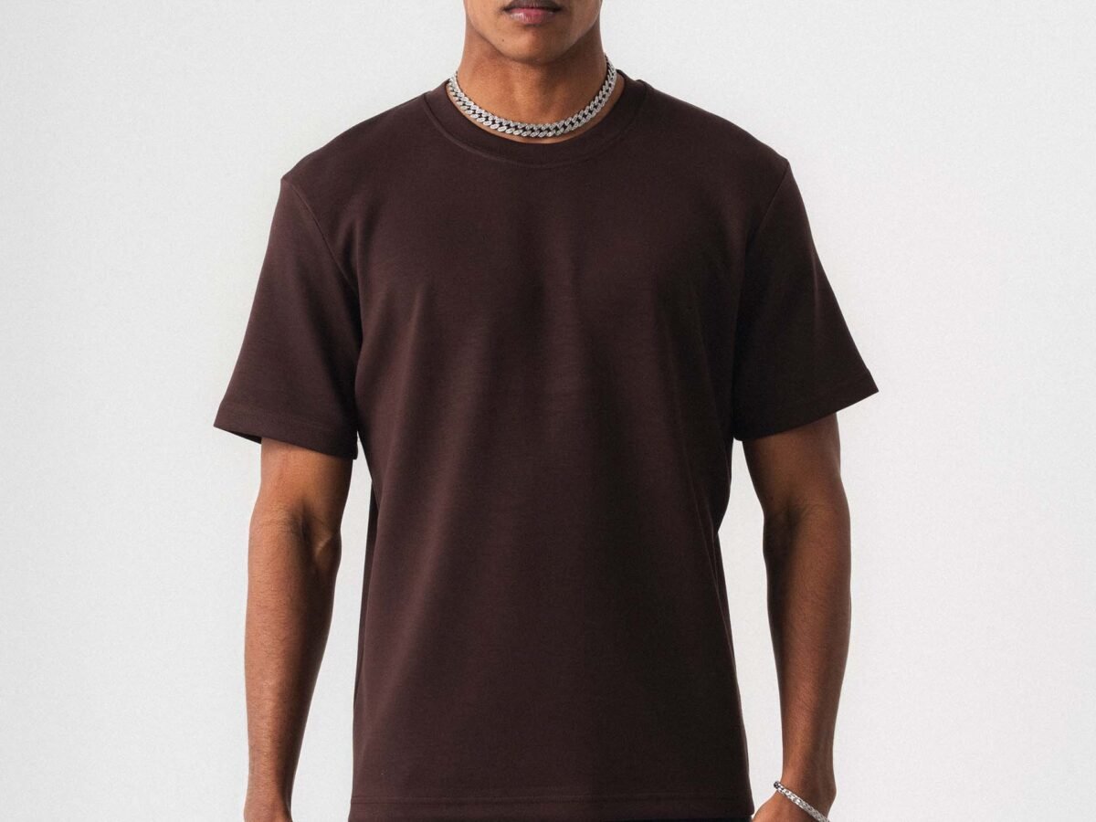 Oversize Basic Brown T-Shirt