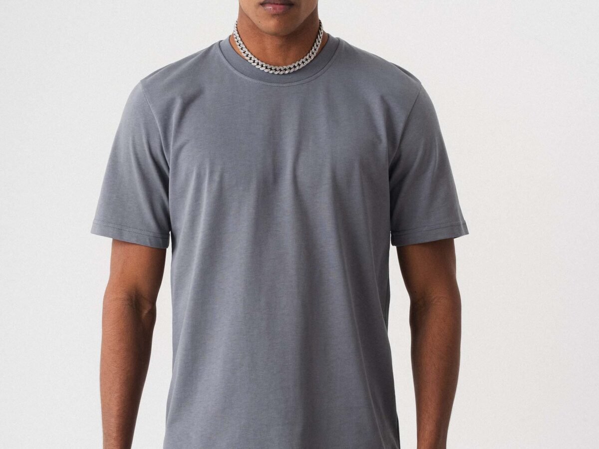 Oversize Basic Gray T-Shirt