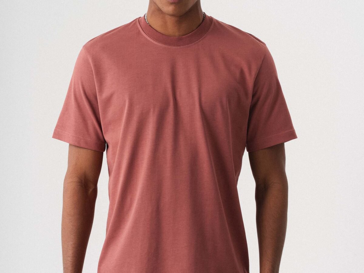 Oversize Basic Dusty Rose T-Shirt