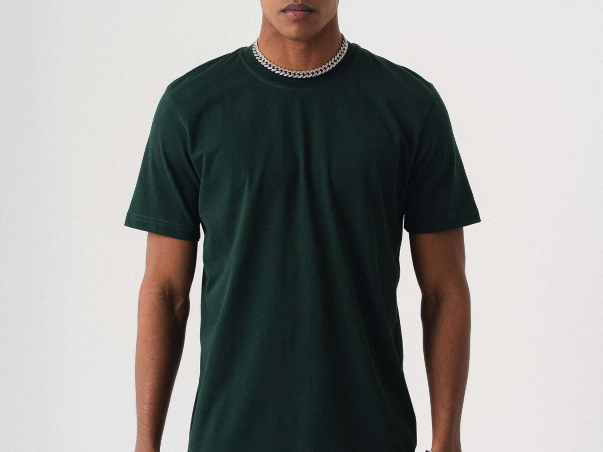 Oversize Basic Dark Green T-Shirt