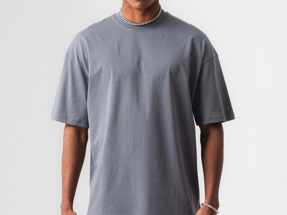 Oversize Basic Gray T-Shirt