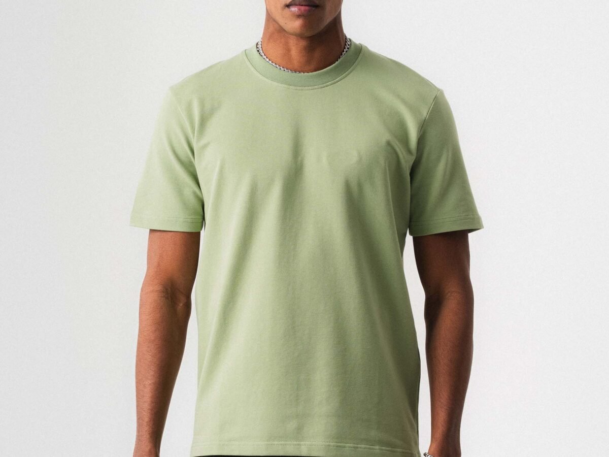 Oversize Basic Light Green T-Shirt