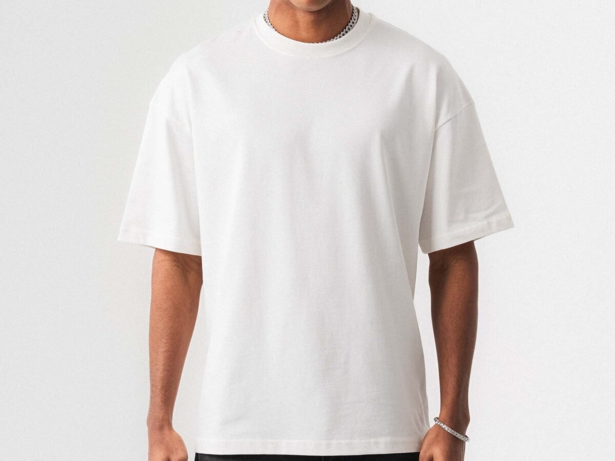 Oversize Basic White T-Shirt