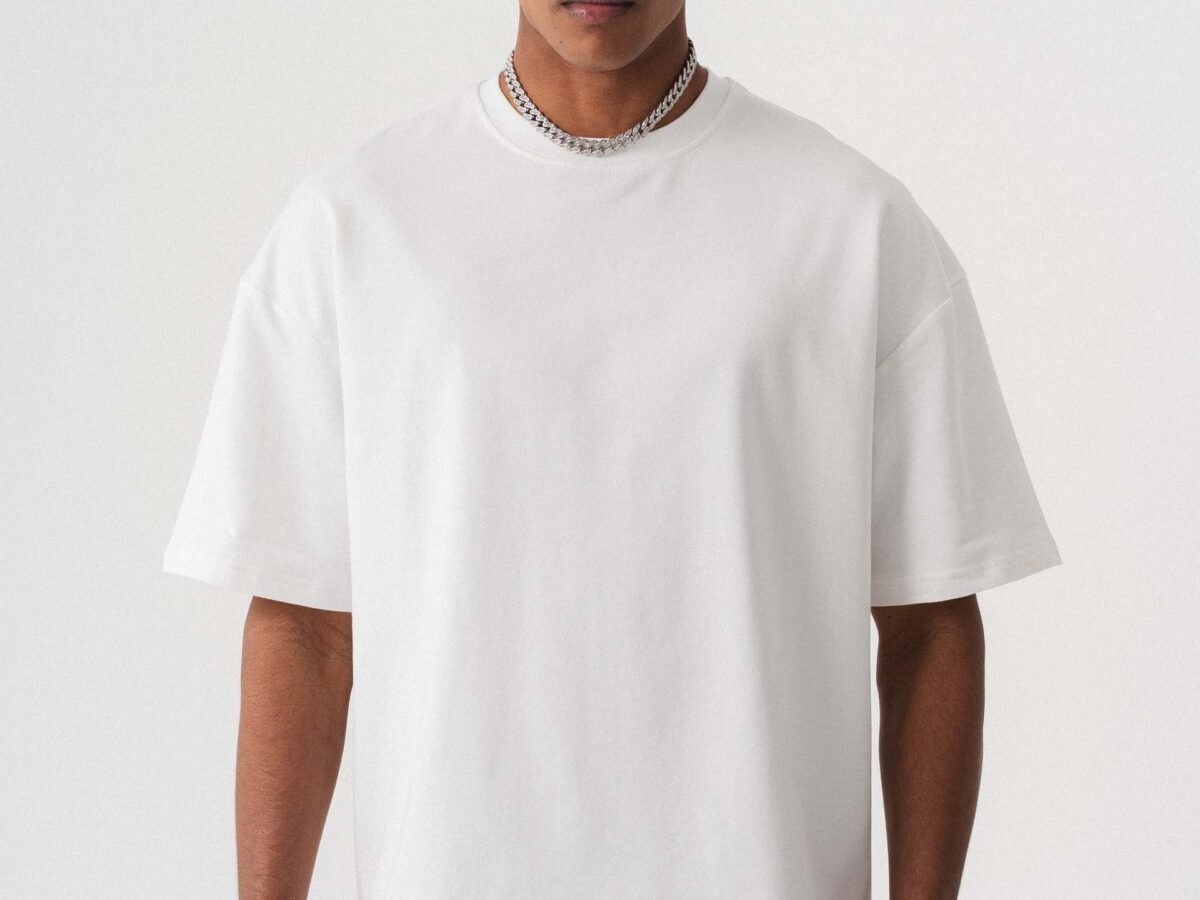 Oversize Basic White T-Shirt