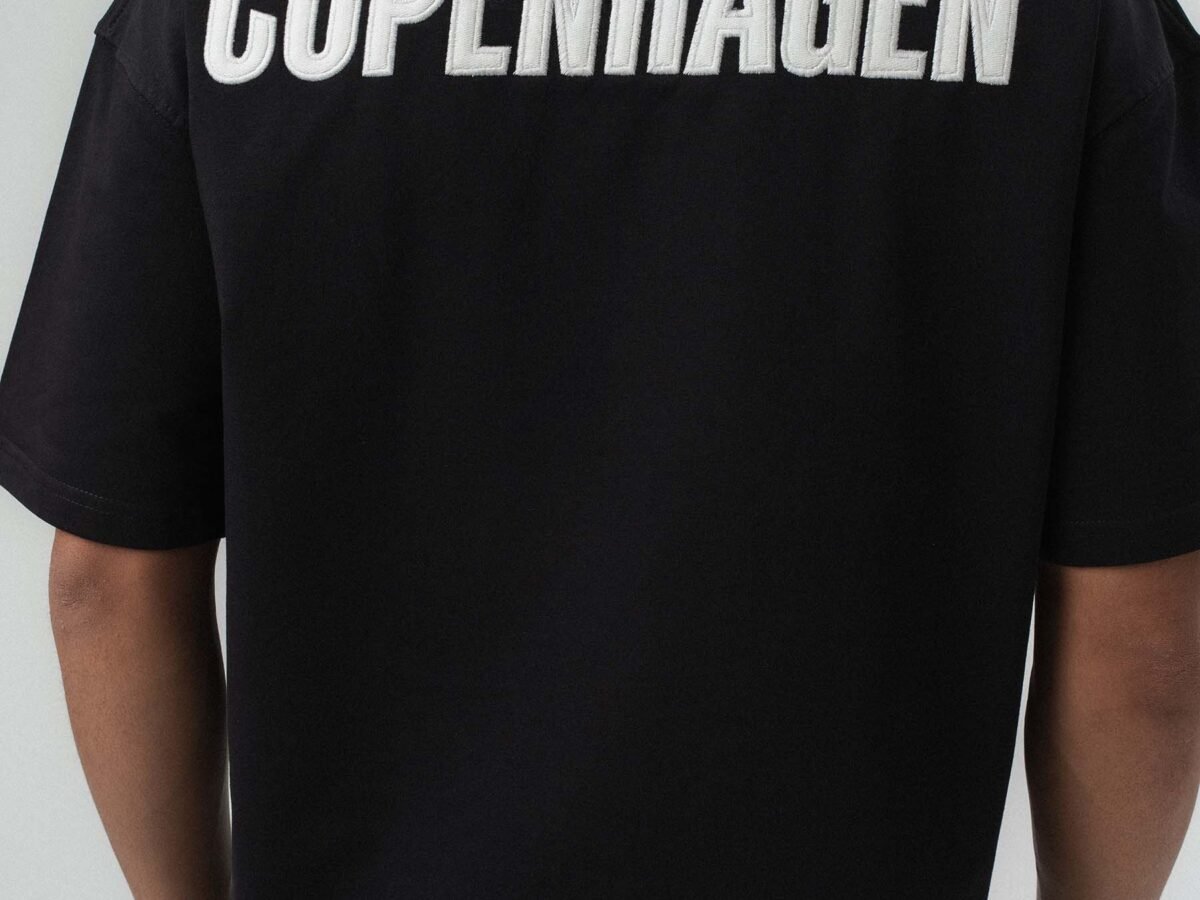 Copenhagen Black Oversize Printed T-Shirt