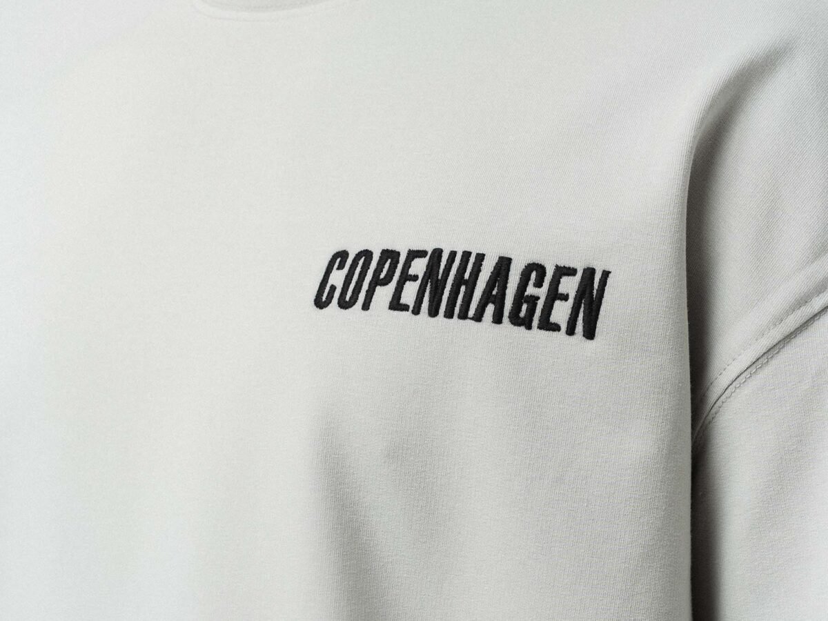 Copenhagen Gray Oversize Printed T-Shirt