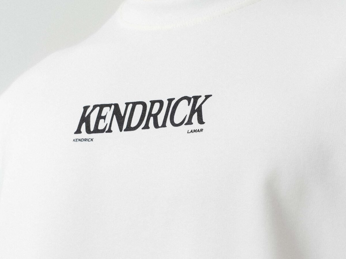 Kendrick Lamar Printed White Oversize Printed T-Shirt