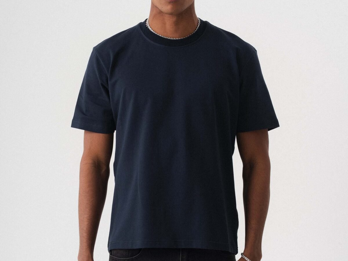Oversize Basic Navy T-Shirt