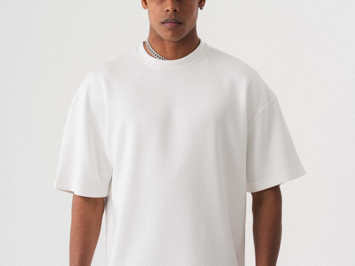Oversize Basic White T-Shirt