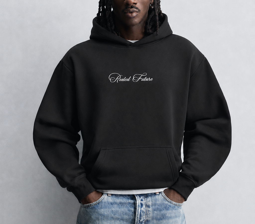 Ethnic Design - Rooted Future Black Oversize Hoodie