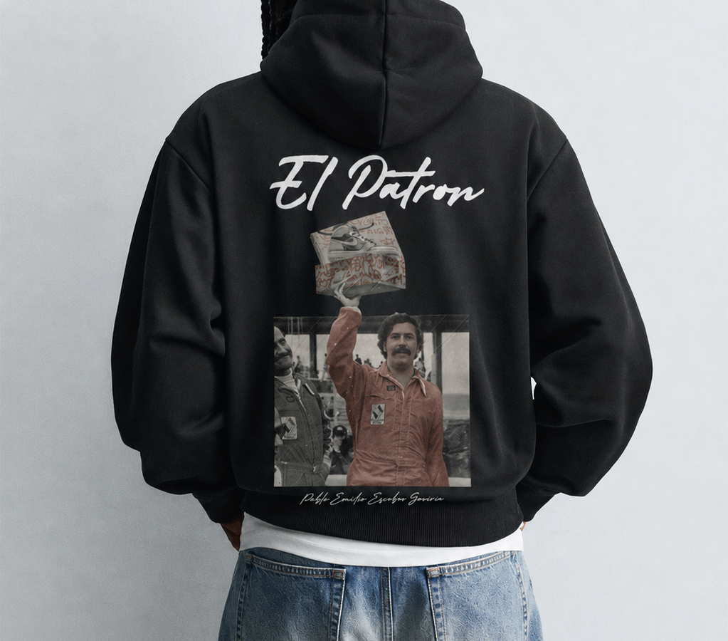 El Patron Black Oversize Hoodie