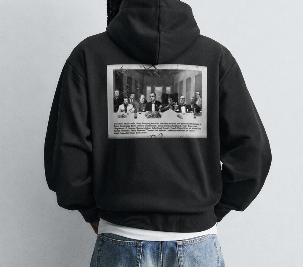The Dons Of All Mafia Black Oversize Hoodie