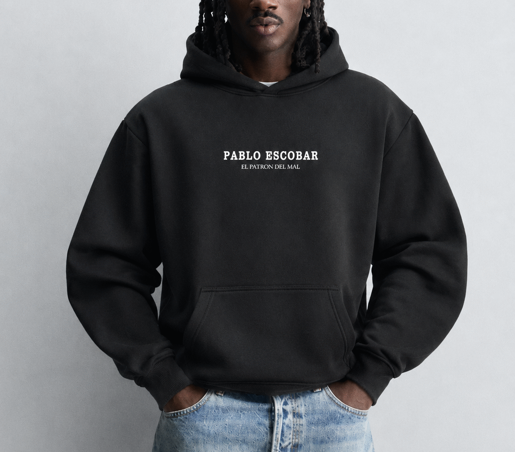 Pablo Escobar Black Oversize Hoodie